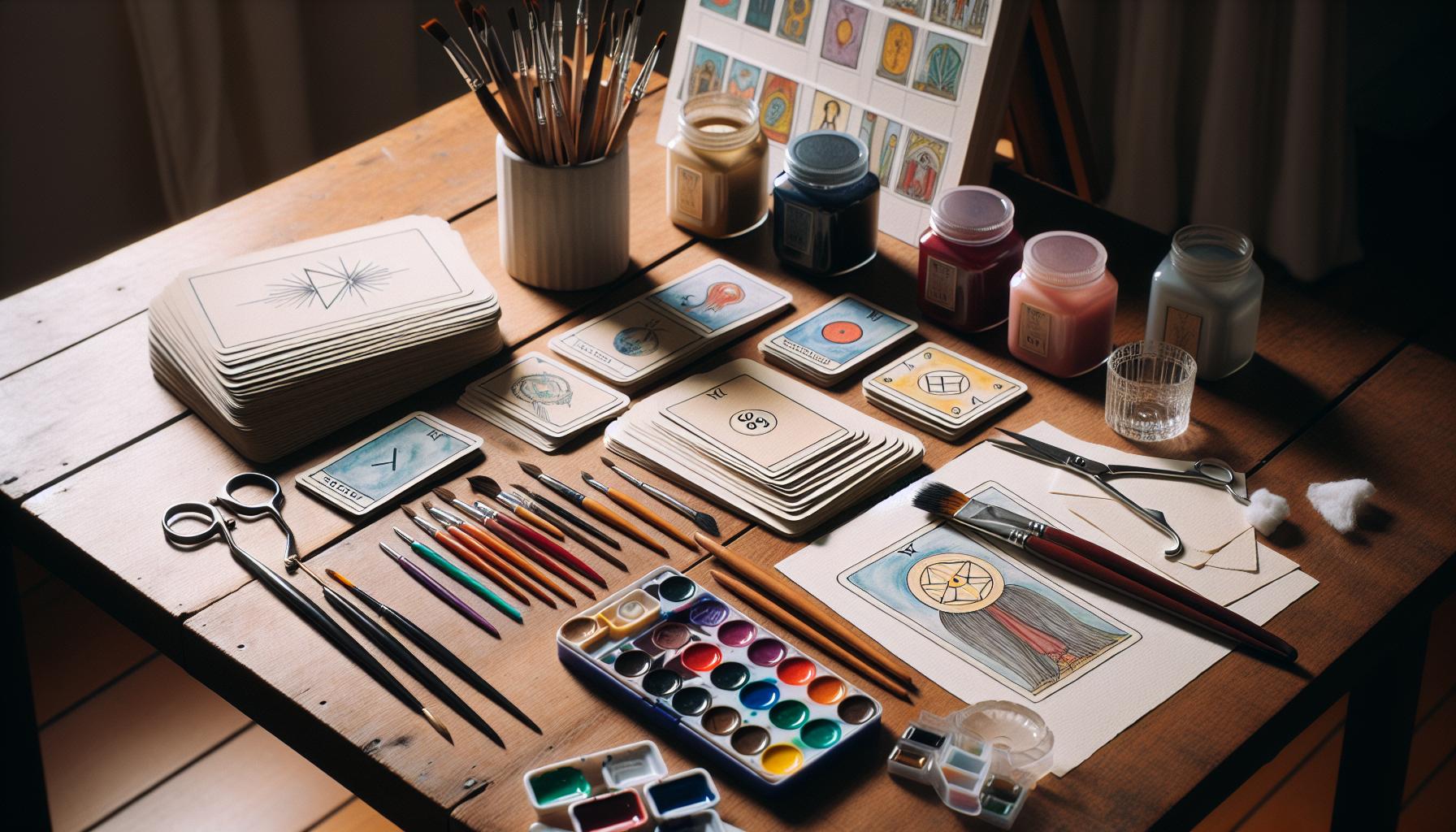 Essential Materials for DIY Tarot Cards