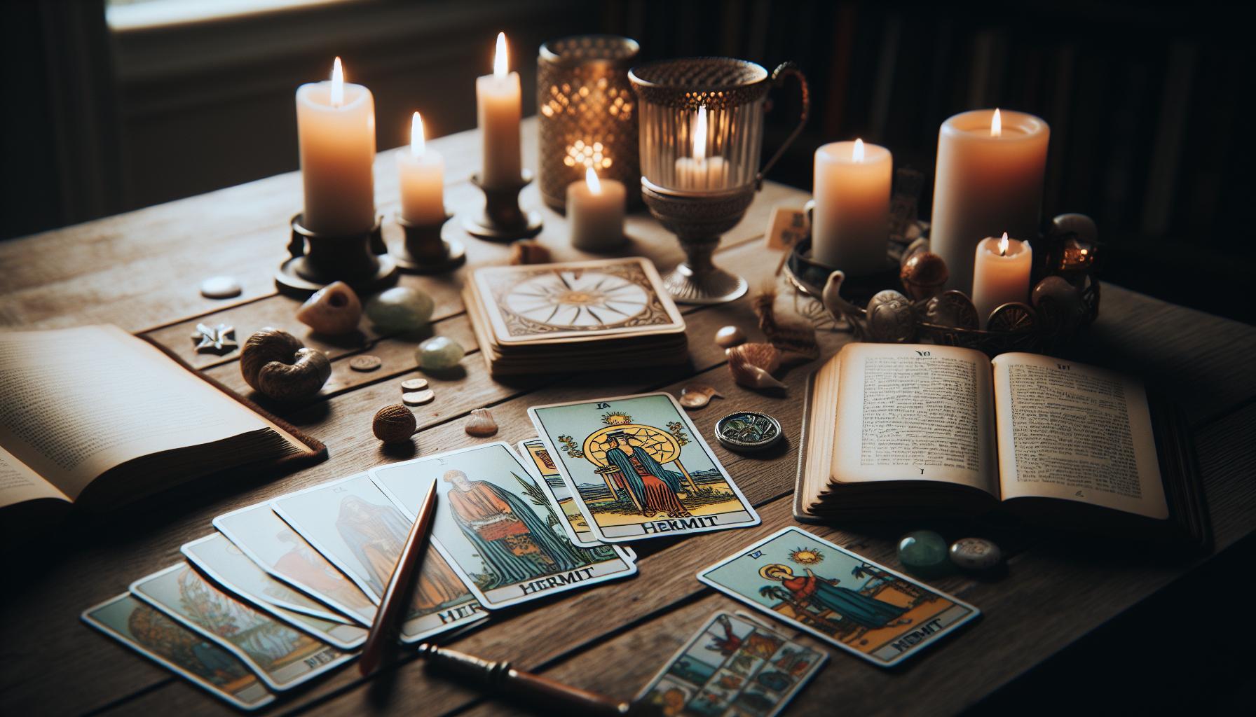 The Hermit in Different Tarot Spreads