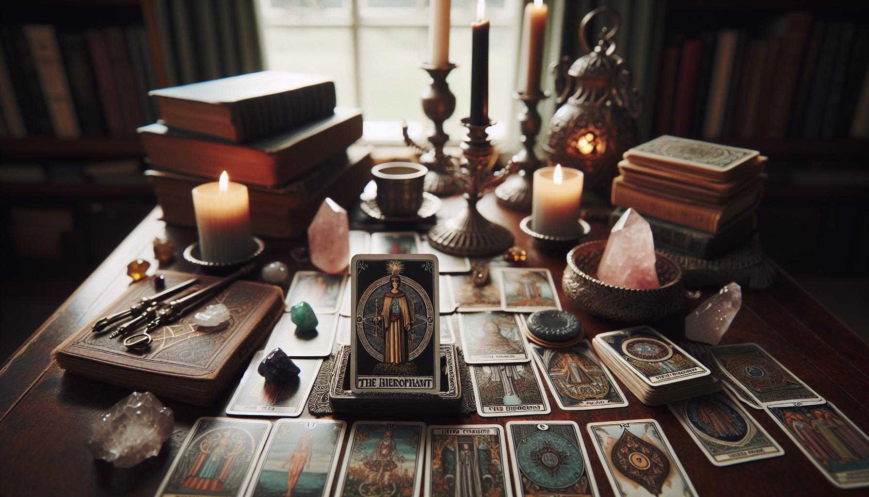 The Hierophant in Various Tarot Spreads