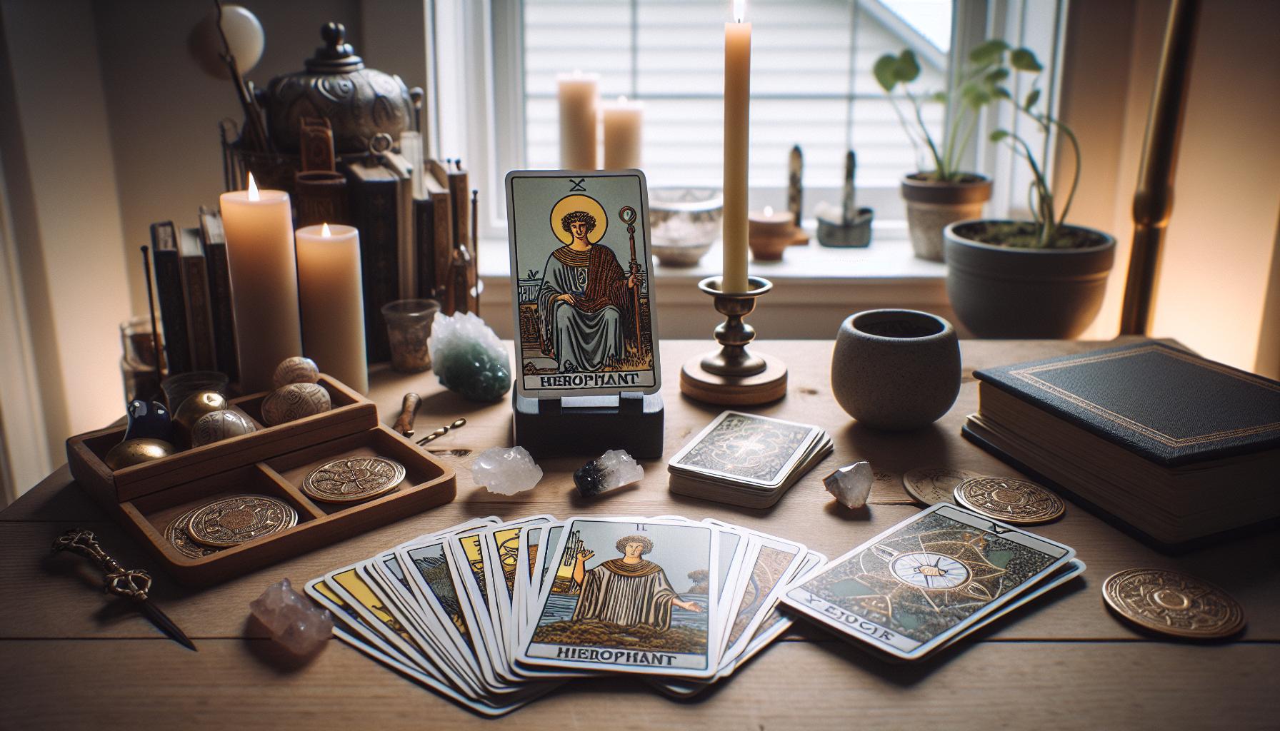 The Hierophant's Role in Tarot Spreads