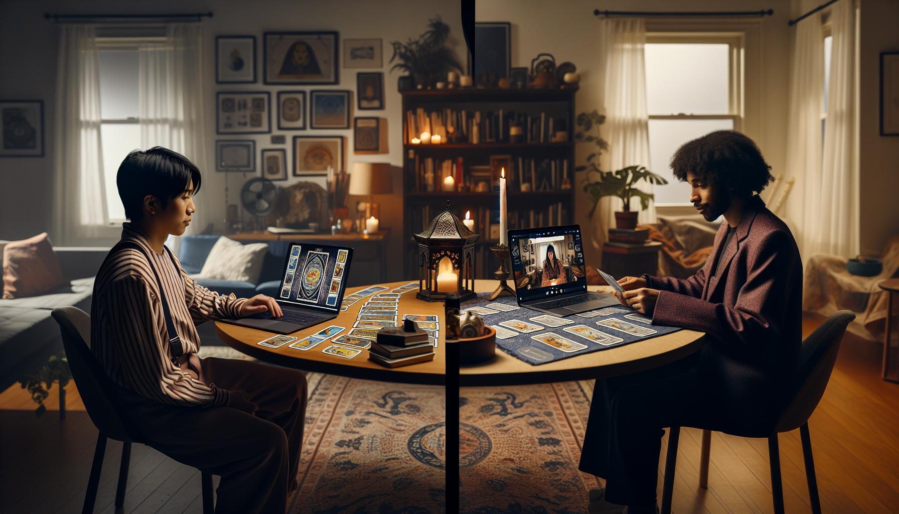How Virtual Tarot Readings Differ from In-Person Sessions