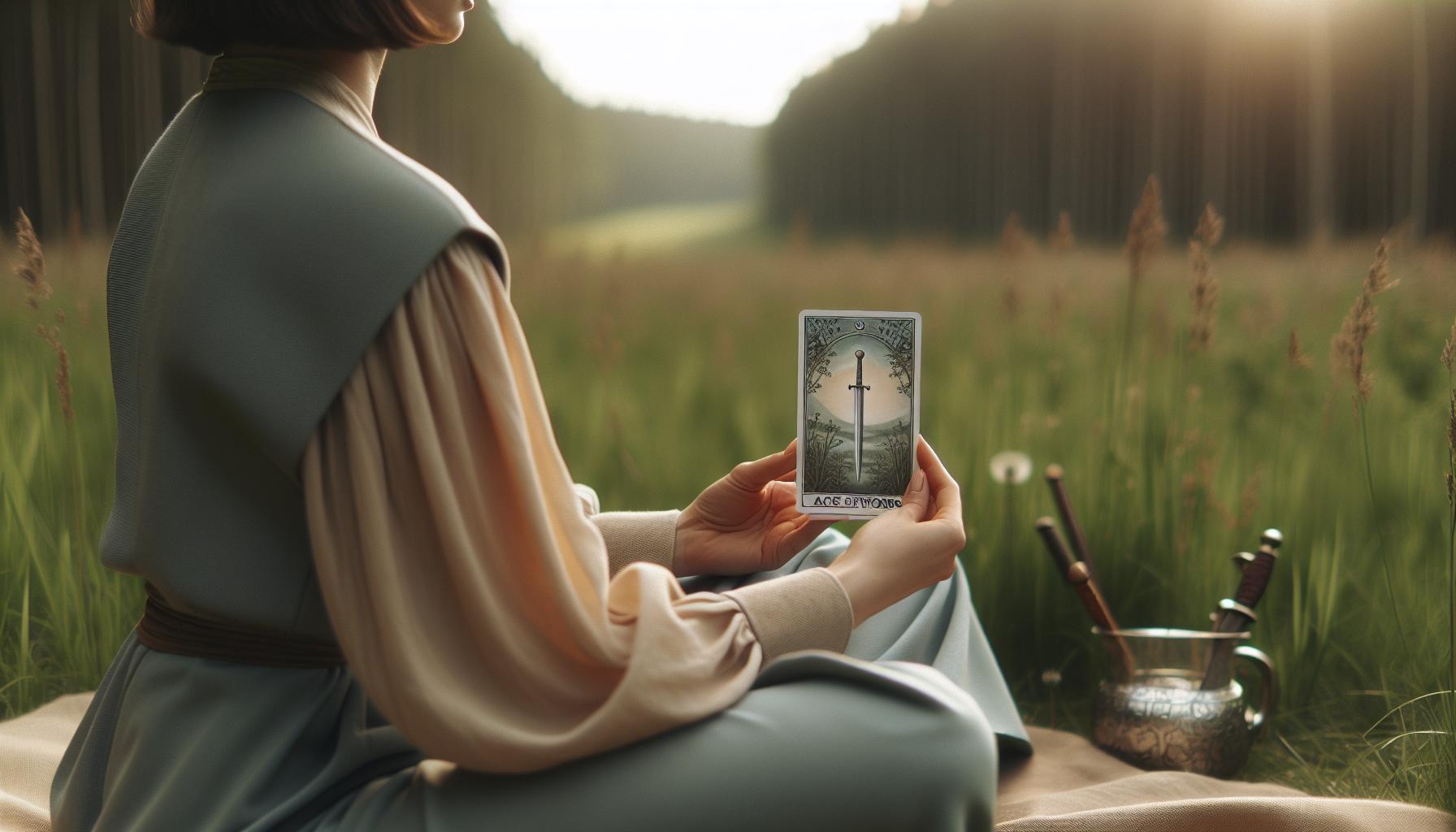 Meditation and Visualization with the Ace of Swords