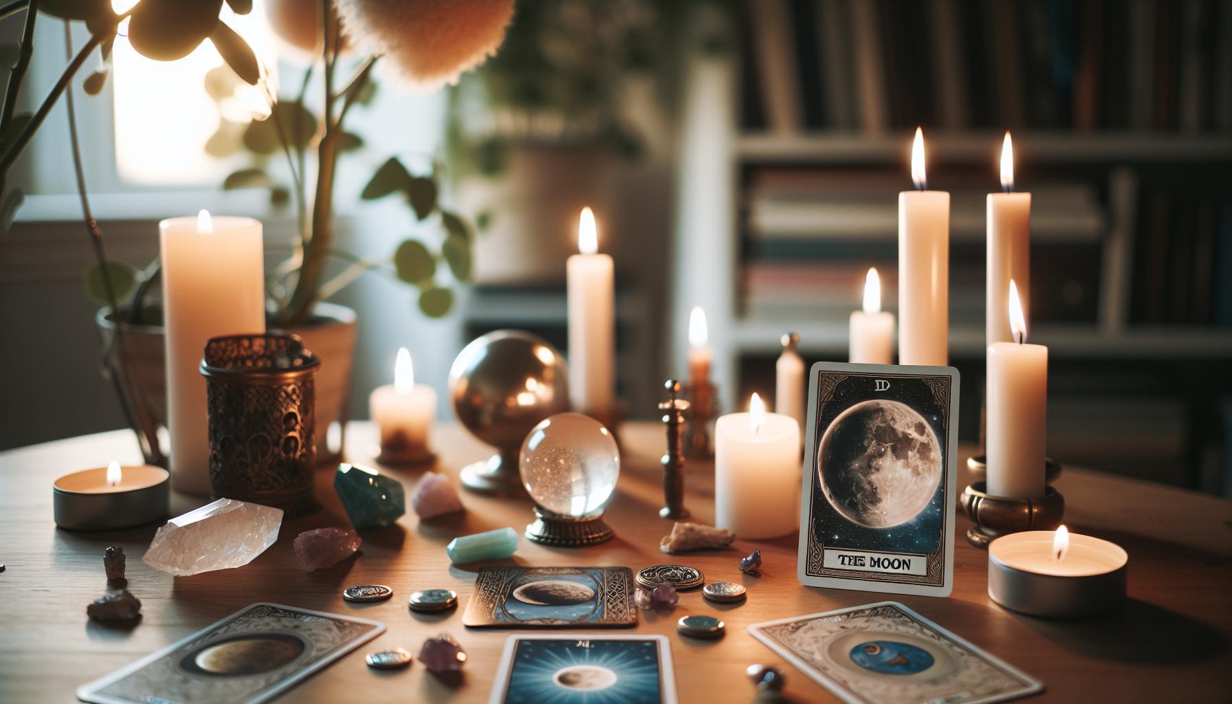 The Moon Card in Various Tarot Spreads