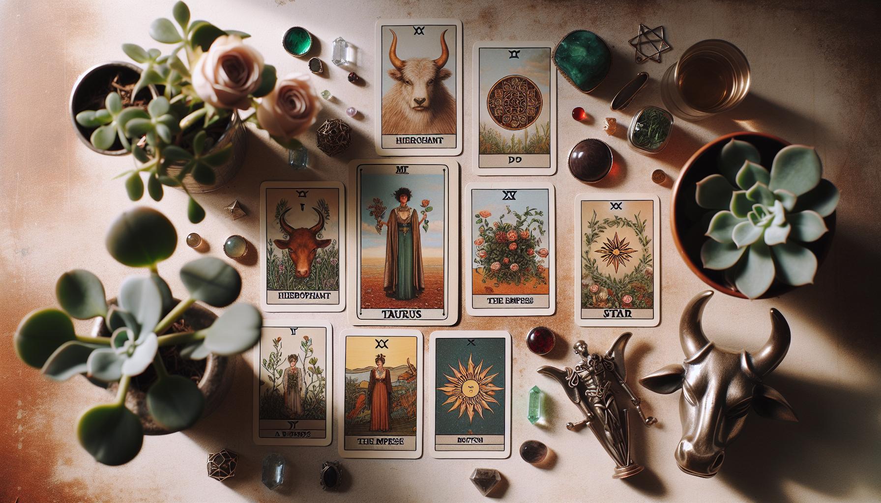 The Most Relevant Tarot Cards for Taurus
